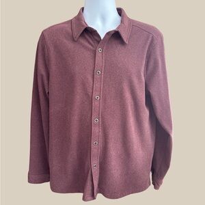 Avalanche Outdoor Supply Company Men’s Burgundy Long Sleeve Soft Button Down M